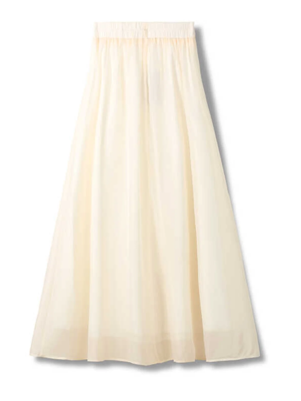 Ele-falda Midi acampanada de cintura alta para mujer, vestido largo chino Faion, falda de encaje Chantilly, verano 2024