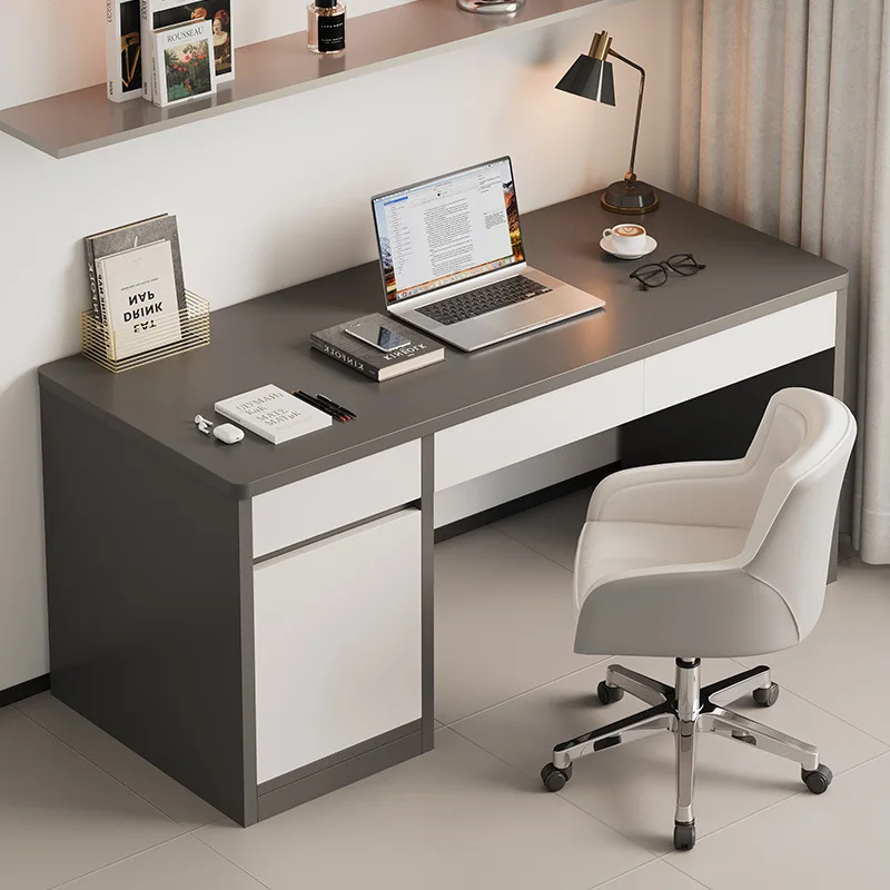 Computer Desk Desktop Home Workbench Office Desk Chair Bedroom Desk with Drawer Writing