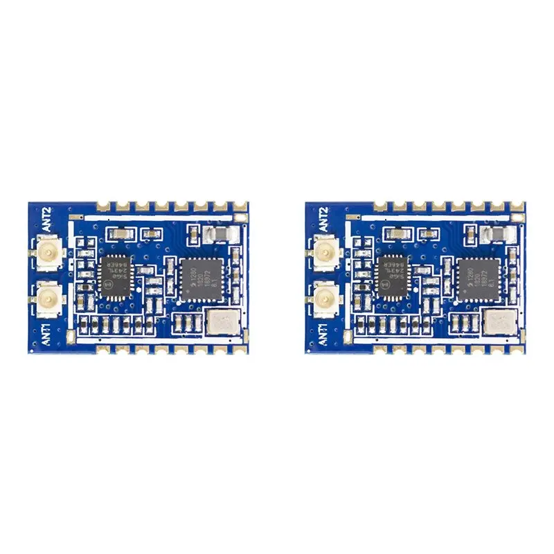 

【SURPISE】2X 2.4Ghz беспроводной модуль передатчика Lora SX1280PA, модуль беспроводной связи для приемника сигнализации