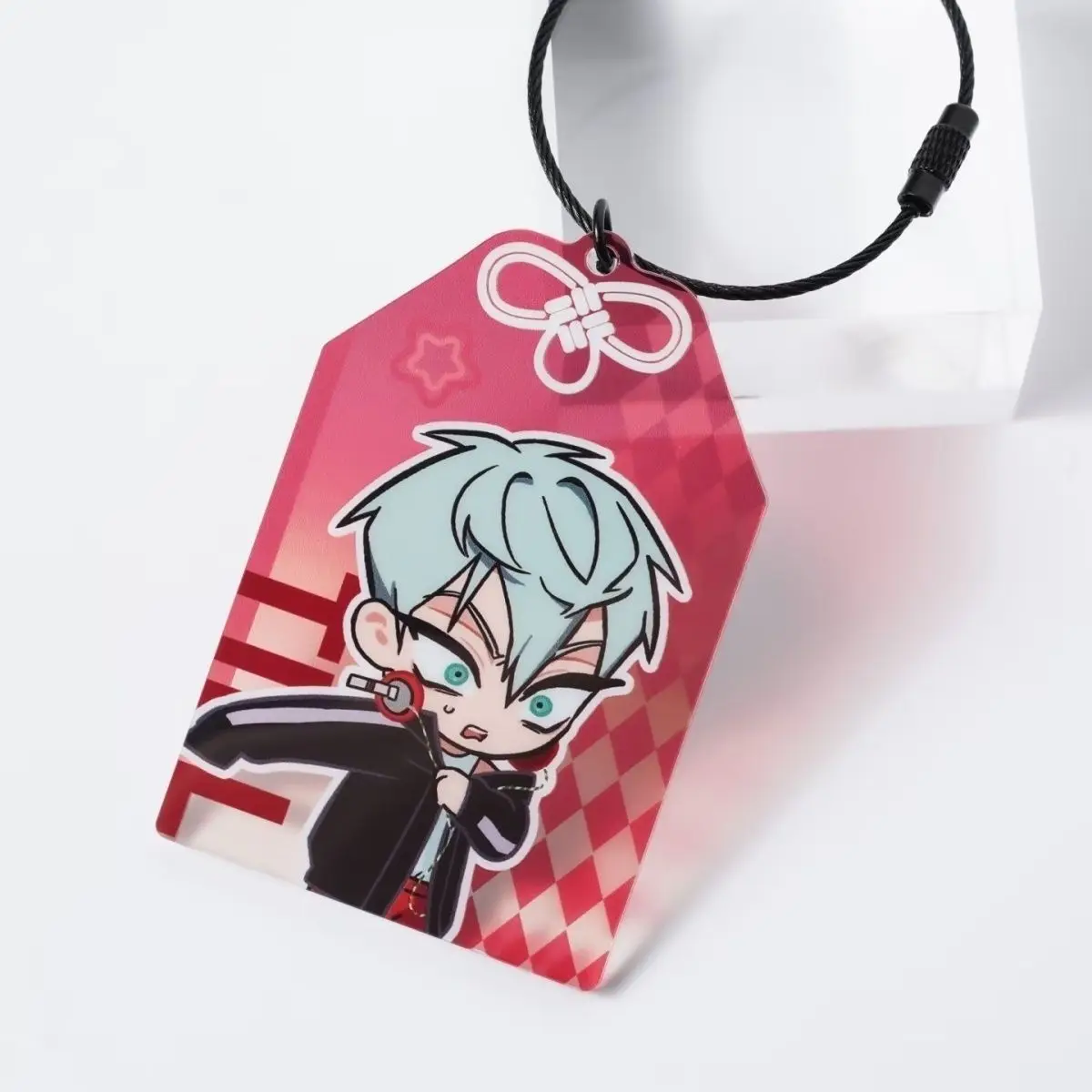 Alien Stage Anime KeyChain ‌Ivan‌ Sua‌ Mizi‌ Luka Hyuna Men Key Chain for Women Cartoon Figure Acrylic Keyring Pendant Gifts