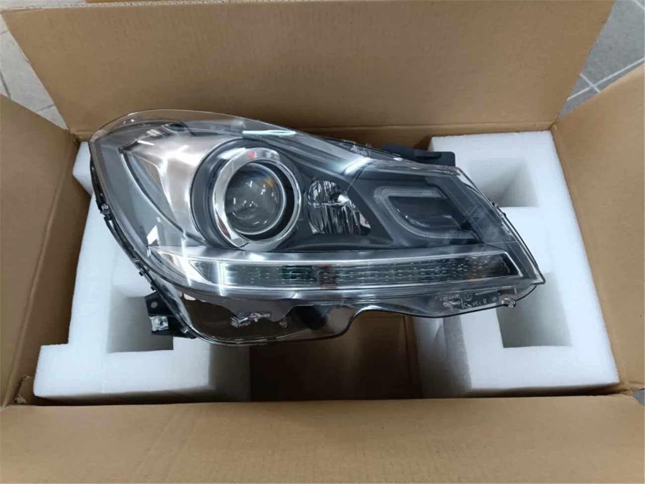 Car Accessories Xenon Lamp For 2013-2016 Mercedes Benz C Class W204 C180 C200 Headlight Original Headlamp Assembly Auto Lighting