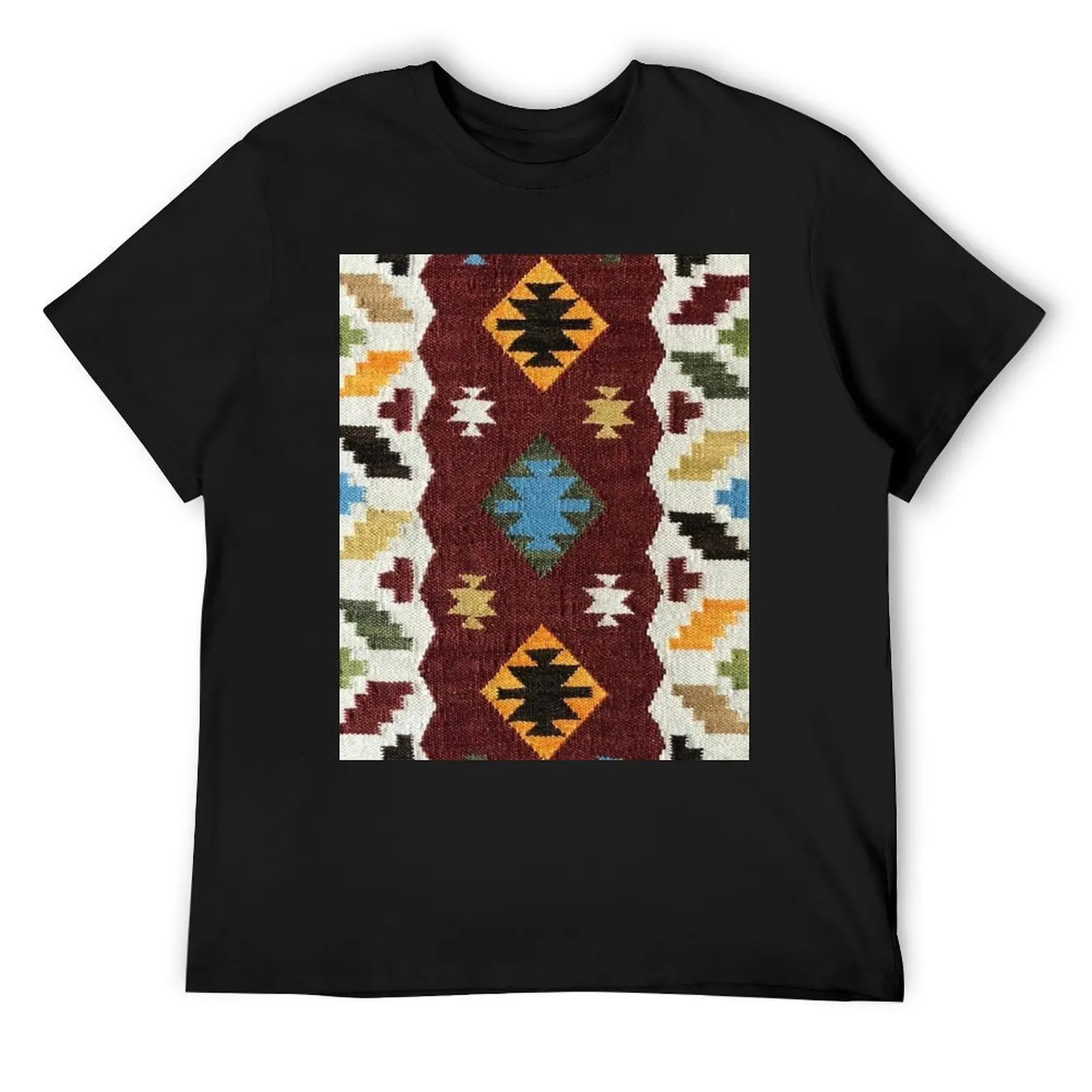 Bosnian Motif Carpet T-Shirt kawaii clothes blanks new edition quick drying fruit of the loom mens t shirts