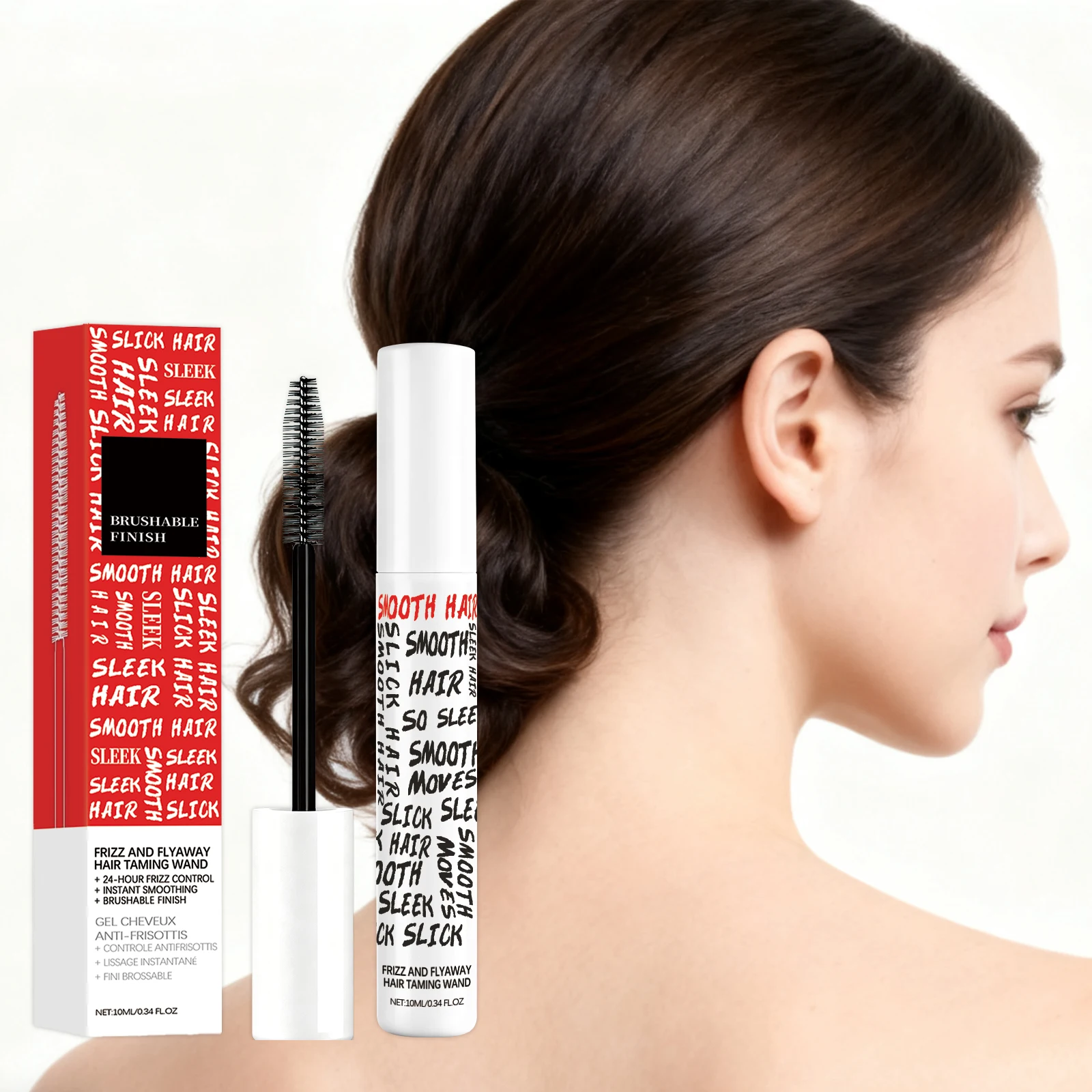 Anti Frizz Hair Finishing Stick Frizz And Flyaway Hair Taming Wand Smooth Hair Control Gel Frizz And Flyaway Hair Repair Stick