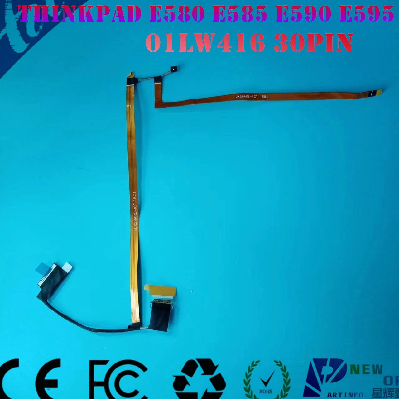 

NEW ORG Laptop Camera LCD EDP cable for LENOVO THINKPAD E580 E585 E590 E595 20KS 20KT 20KV 20NB 20NC 20NF series FHD 01LW416