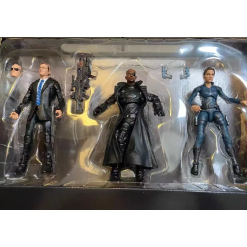 

Оригинальная коллекционная фигурка Hasbro MARVEL The Avengers AGENT COULSON&NICK FURY&MARIA HILL, модель аниме-персонажа, игрушка