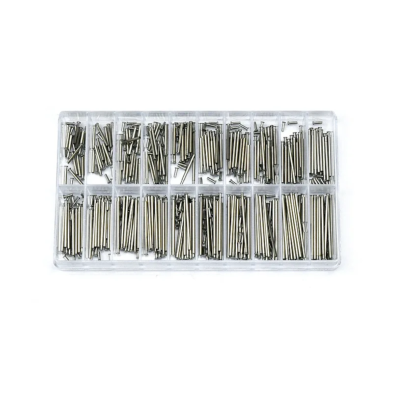 300Pcs 1.2mm Thick Fastener Rivets Watch Repair part Watch Strap Band Clasp Buckle Tube Friction Pin Spring Bar Watchmaker tools