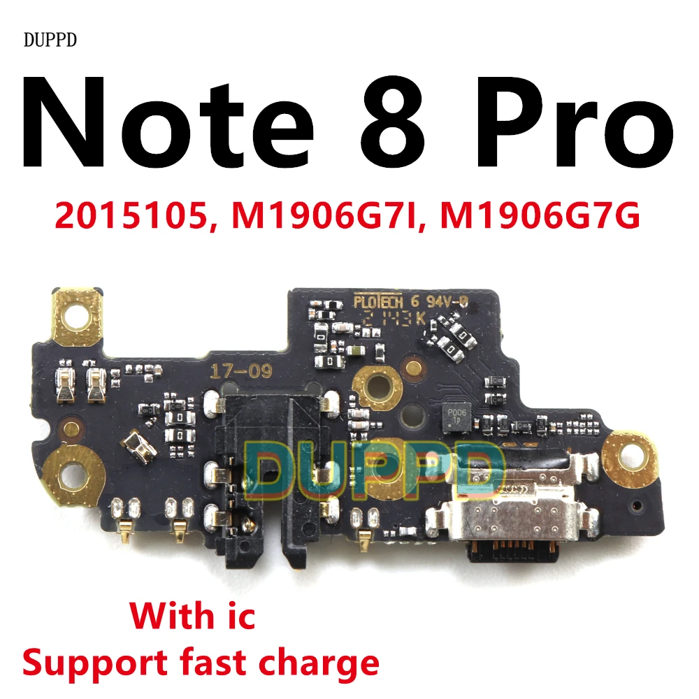 

USB-порт для зарядки, разъем для док-станции, гибкий кабель для Xiaomi Redmi Note 8 Pro 8Pro 18 Вт