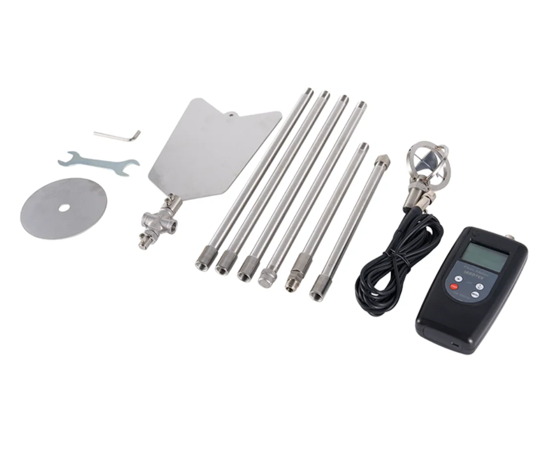 FM-100V5/ FM-200V6/FM-100V10 Flow Meter Open Channel Water Flow Velocity Tester
