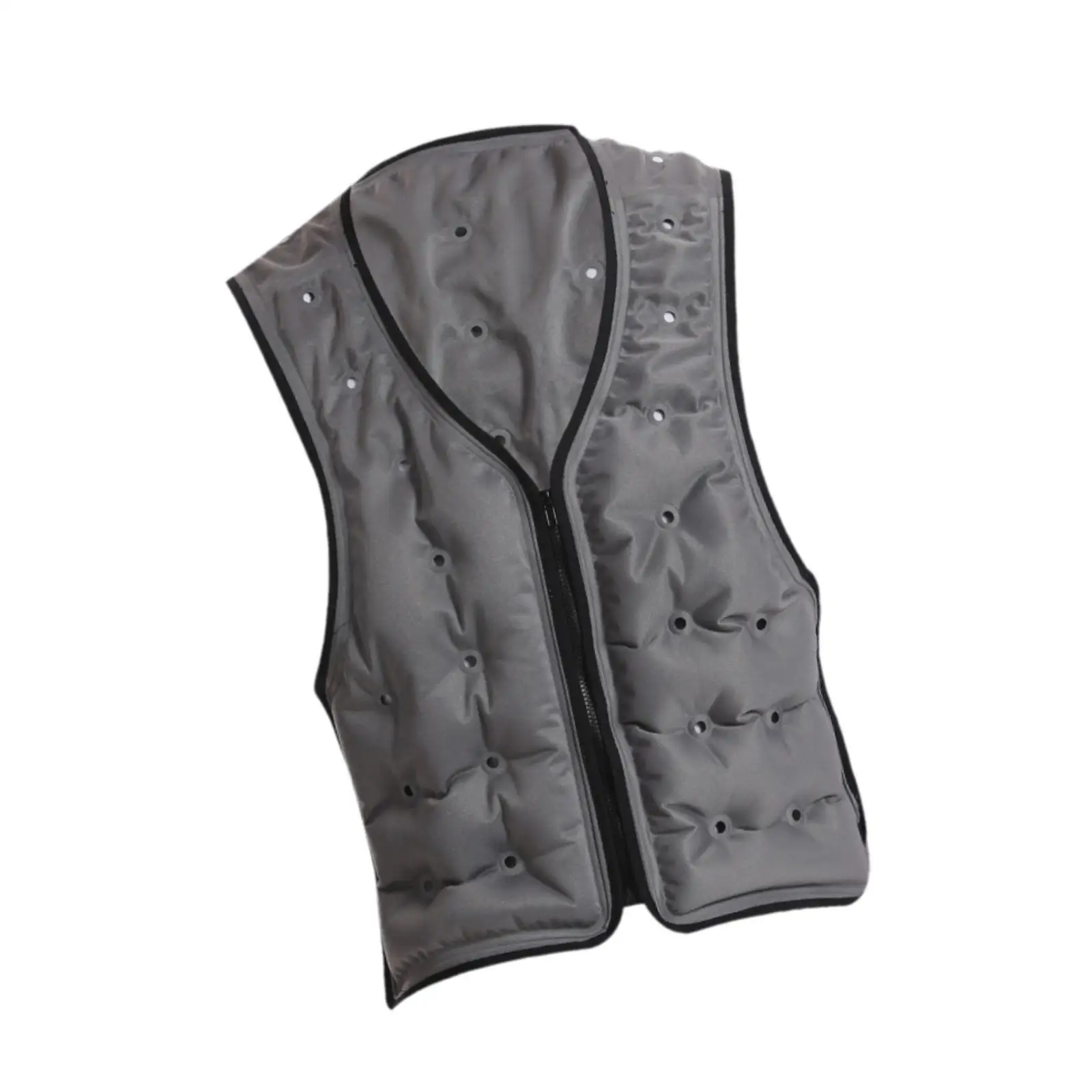 

Ice Pack Vest Outdoor Hiking Vests with Ice Pack Summer Zipper Quick Cooling Cooling Vest for Running Cycling Fishing Adult Men