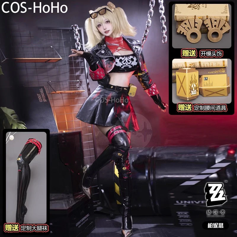 COS-KiKi Zenless Zone Zero Burnice Whita Game Suit Lovely Uniform Cosplay Costume Halloween Party Role Play Outfit Women S-XXL