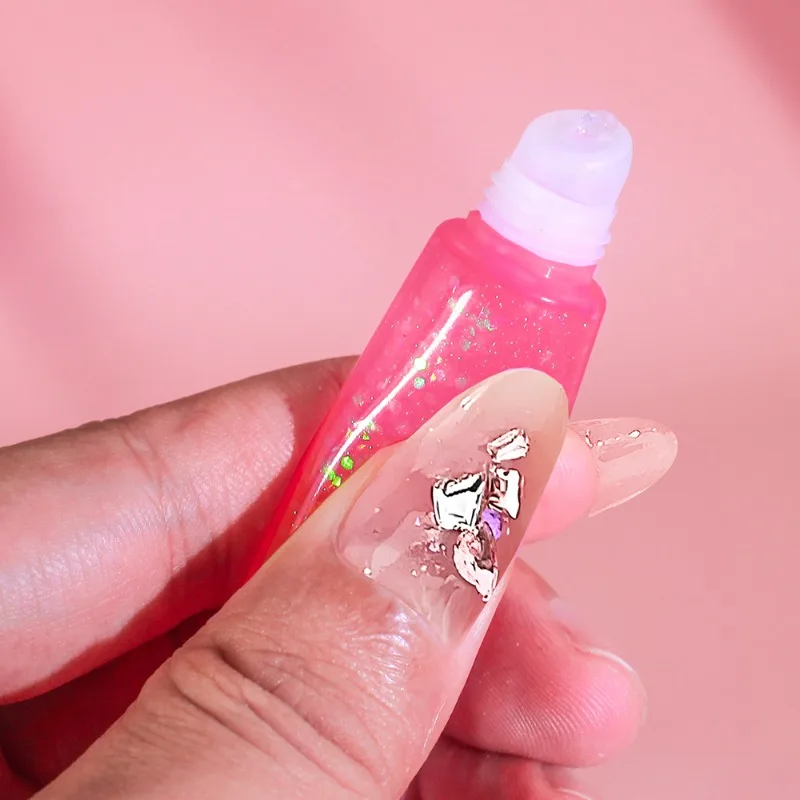 ลิปออยล์เปลี่ยนสี 6 เฉดสี ประกายมุก ฉ่ำวาว สูตรเพิ่มความชุ่มชื้นและอวบอิ่ม รุ่นคริสต์มาส สำหรับงานปาร์ตี้ช่วงเทศกาล