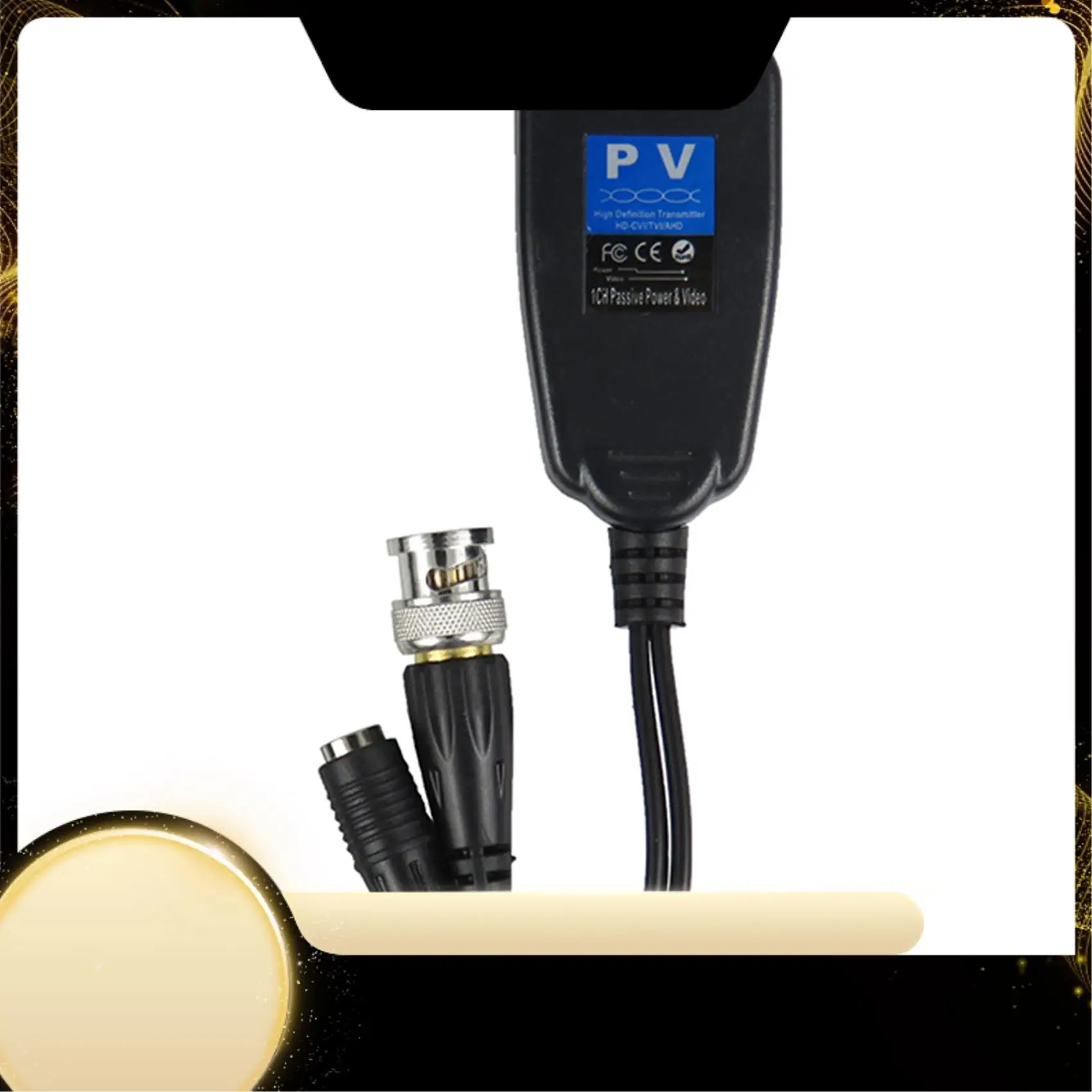 

5 Pairs CCTV Coax BNC Video Power Balun Transceiver To CAT5E 6 RJ45 Connector Coaxial/Analog HD Twisted Pair Transmitter