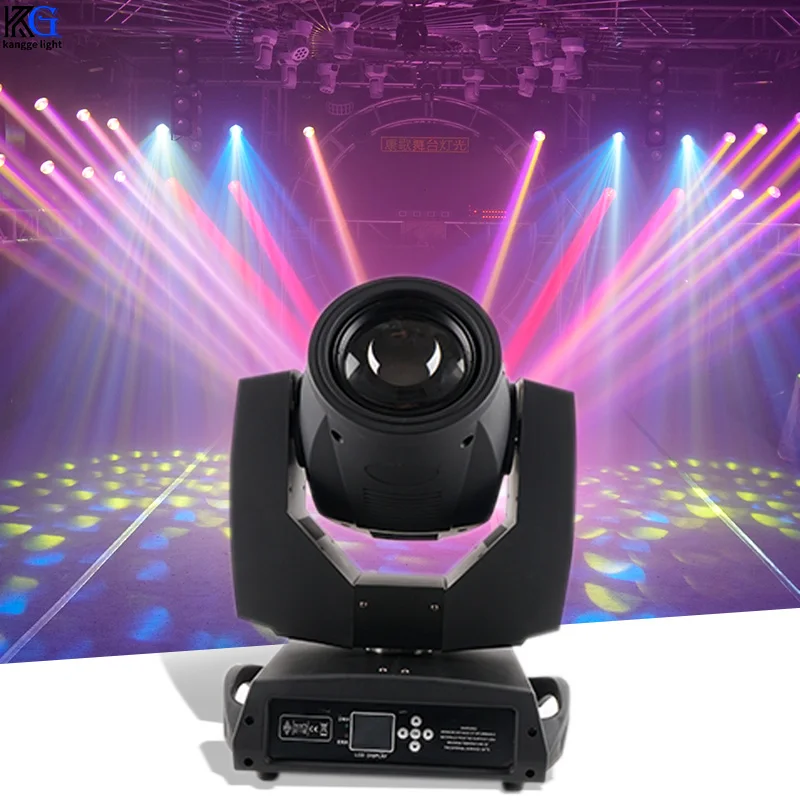

230 Вт луч с подвижной головкой, светодиодный сценический луч с узором DMX512, Dj Disco Beam Light для KTV, сценического бара, свадебного осветительного оборудования