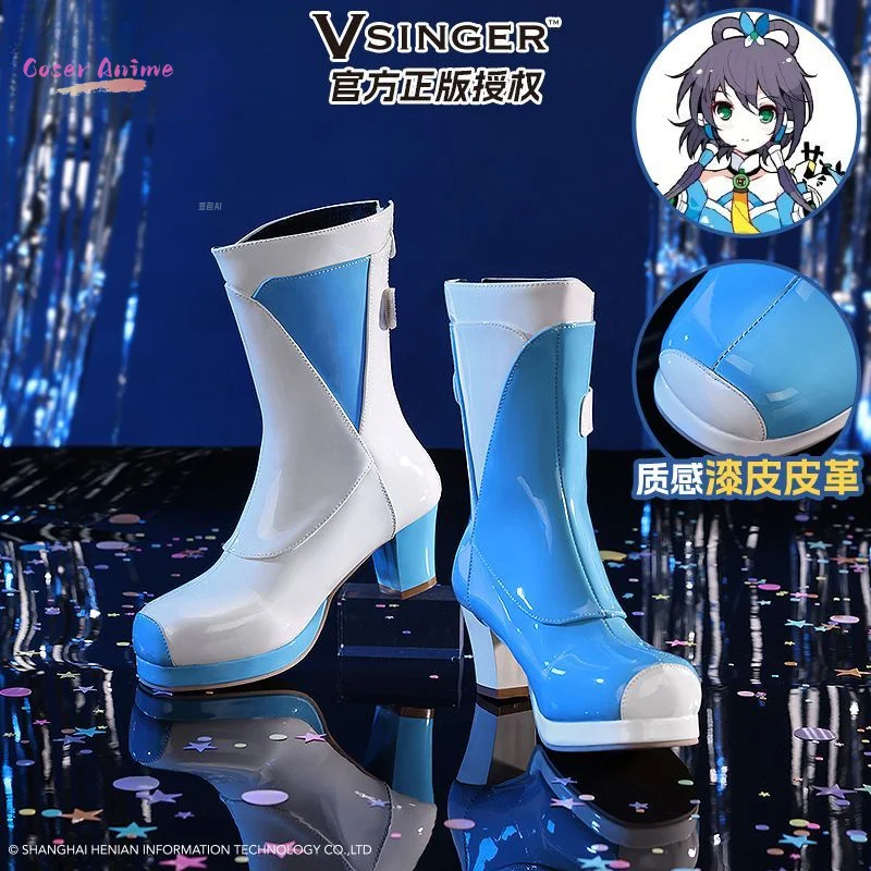 

Luo Tianyi Cosplay Costume Shoes Anime Character Halloween Carnival Party Prop