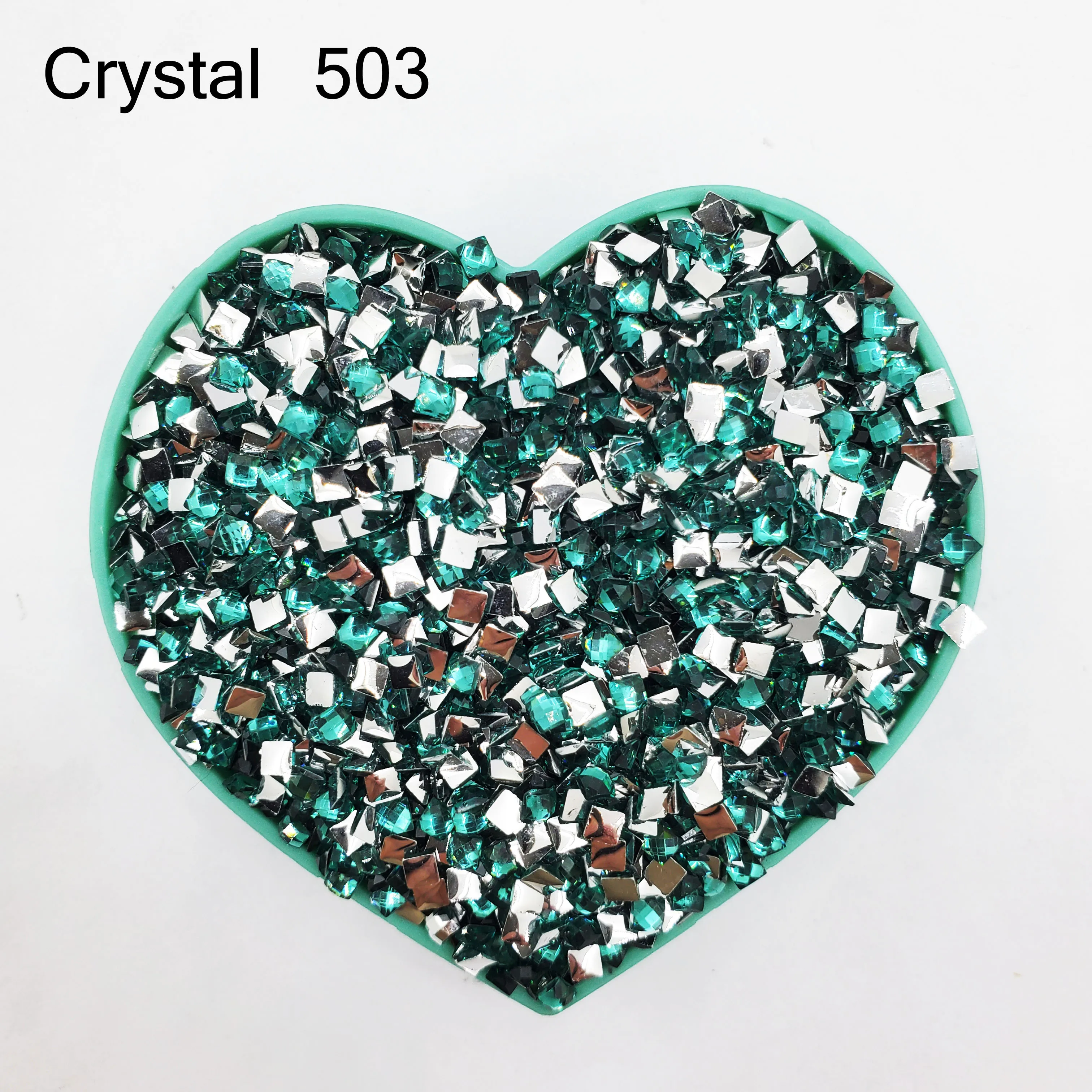 

Crystal Square Stone Shiny Diamond Painting Embroidery Crystal Drills Colorful Rhinestone Mosaic Gifts Needlework Crystal Stones