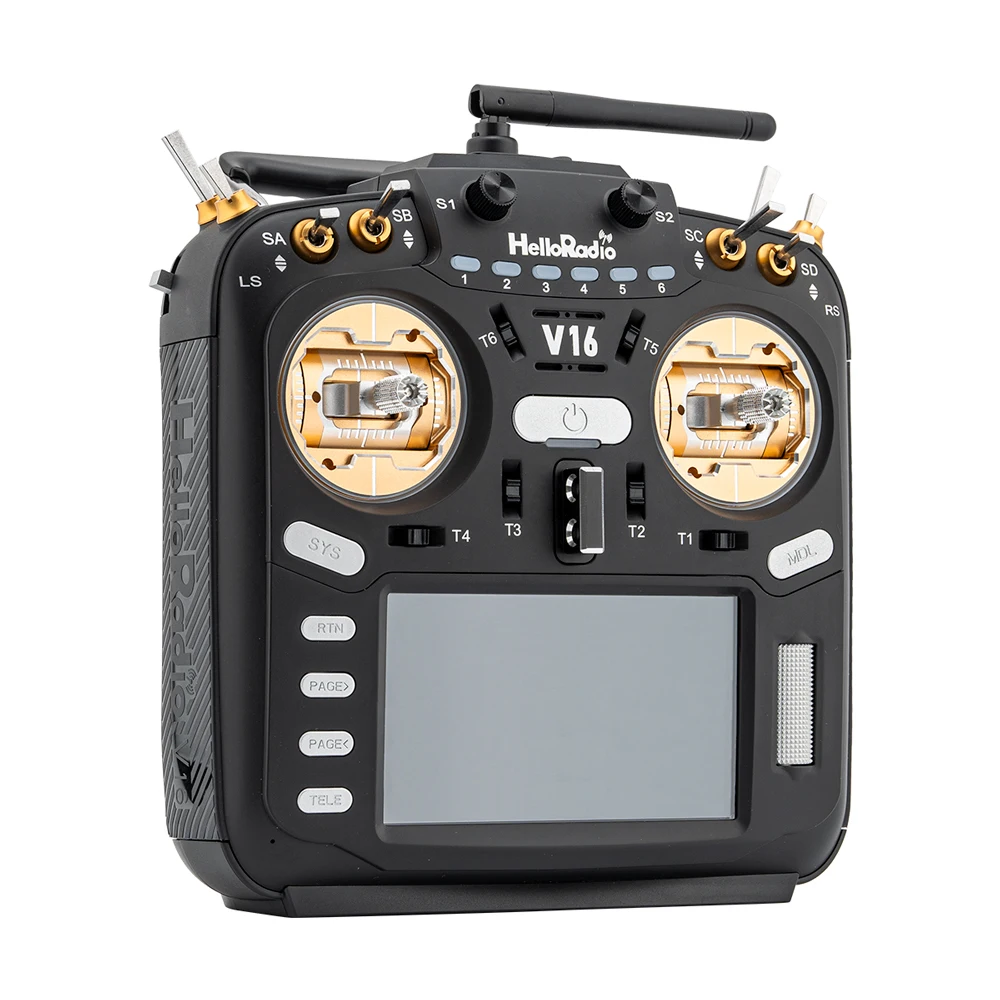 HelloRadioSky V16 Series Radios EdgeTX ELRS مع التحكم الصوتي بالذكاء الاصطناعي