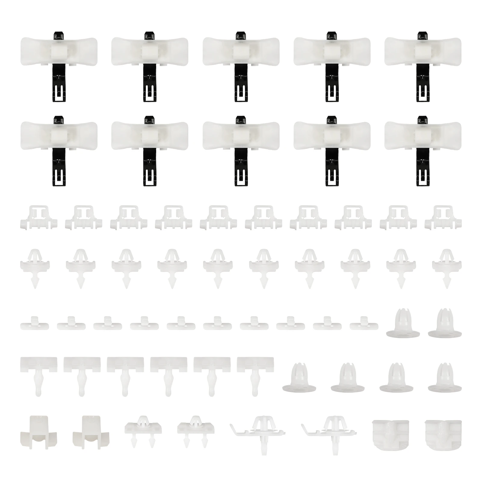 

A1249889478 Монтажные зажимы для планочных кронштейнов A0019885181 для Mercedes-Benz 124 Notchback W124, зажимы для боковых полосок, фиксаторы отделки