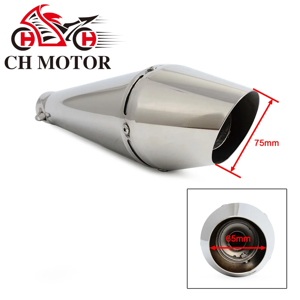 Slip-on Universal motocicleta GP Escapes Para Motos DB Killer 125-1000cc bicicleta de calle Scrambler Cafe Racer tubo de Escape CH MOTOR