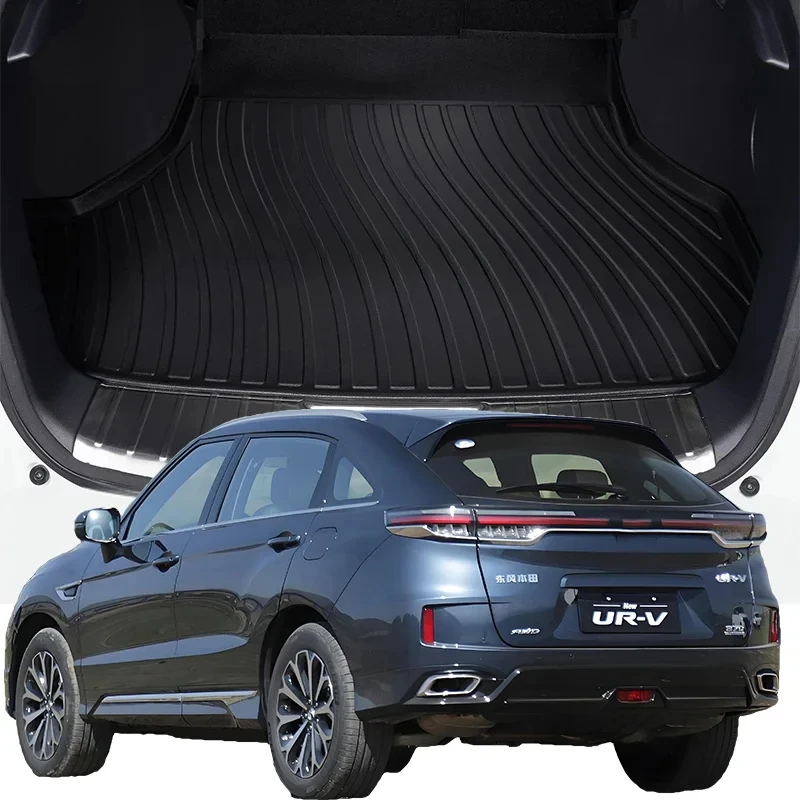 Upgrade TPE Car Rear Trunk Mats Storage Pads Cargo Tray Dustproof Waterproof Protecion Cushion For Honda URV 2017-2024