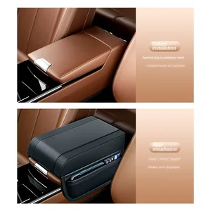 Universal Car Armrest Box, pocket pillow, central memory cotton, support elbow, storage, height pillow 8 MAIN SALES BUTACES CHEVROLET LUV - №4
