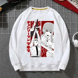 Chainsaw Man MAKIMA Japanese Anime Manga Hoodies Autumn Hooded Sweatshirt Men Hip Hop Hoodie Men Classic Hoody Pullover Tops