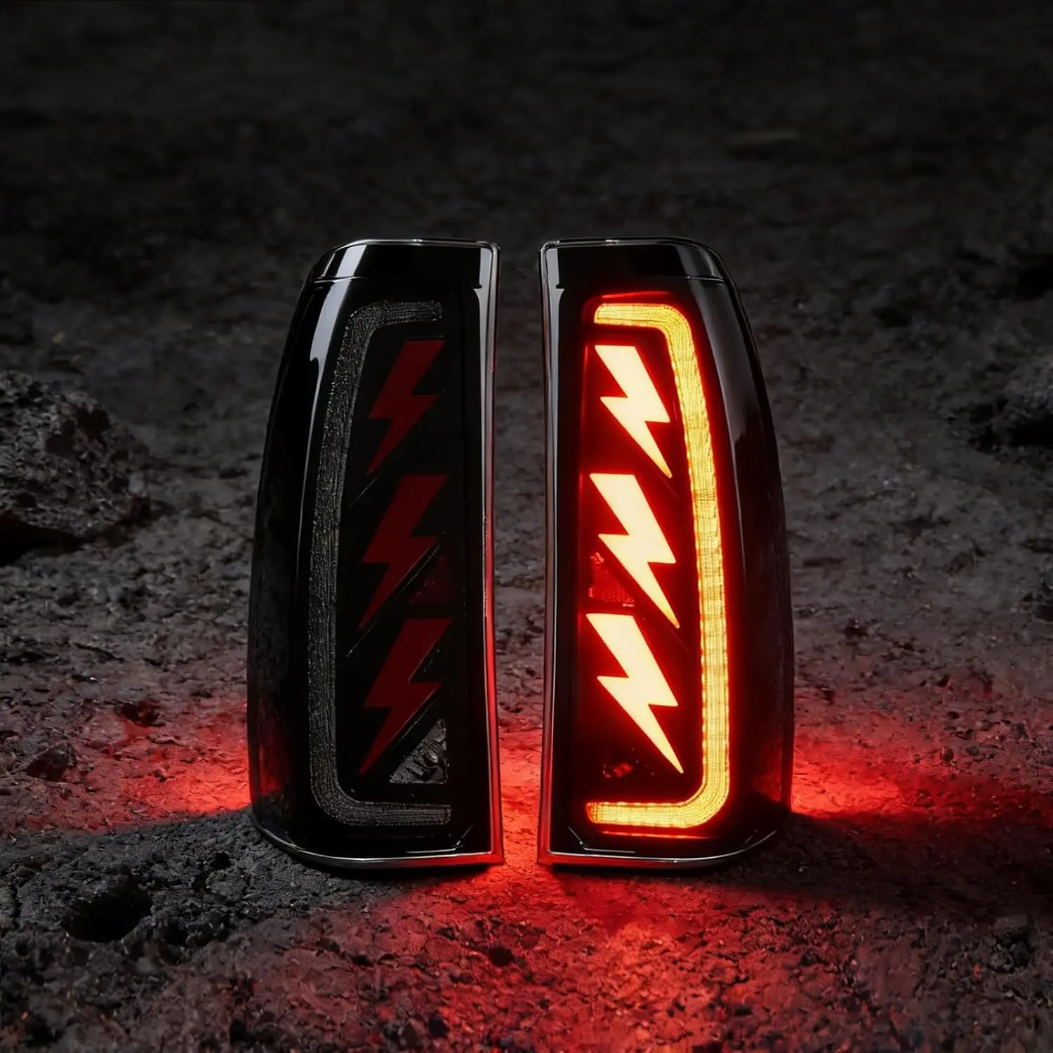 

For Chevy Silverado 1500/2500 1999-2002 LED Tail Lights for 1999-2006 GMC Sierra 1500/2500/3500 Turn Signal Brake Reverse Light