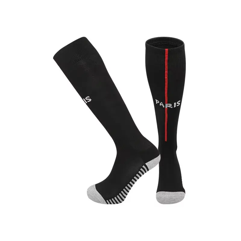 

25 26 Inch Funny Breathable Anti-Slip Soccer Football Socks Comfortable Casual Sports Socks Paris Milan Euro Theme for Outdoor P