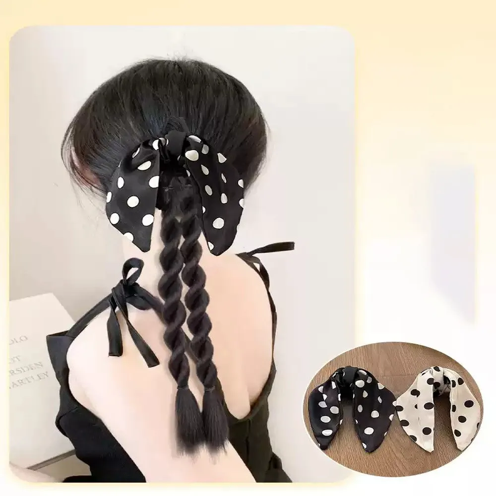 45 centimetri di Stile Cinese Farfalla Sintetica Intrecciata Coda di Cavallo Parrucca Clip Donne Delicate Temperamentali Trecce Intrecciate Estensione Dei Capelli