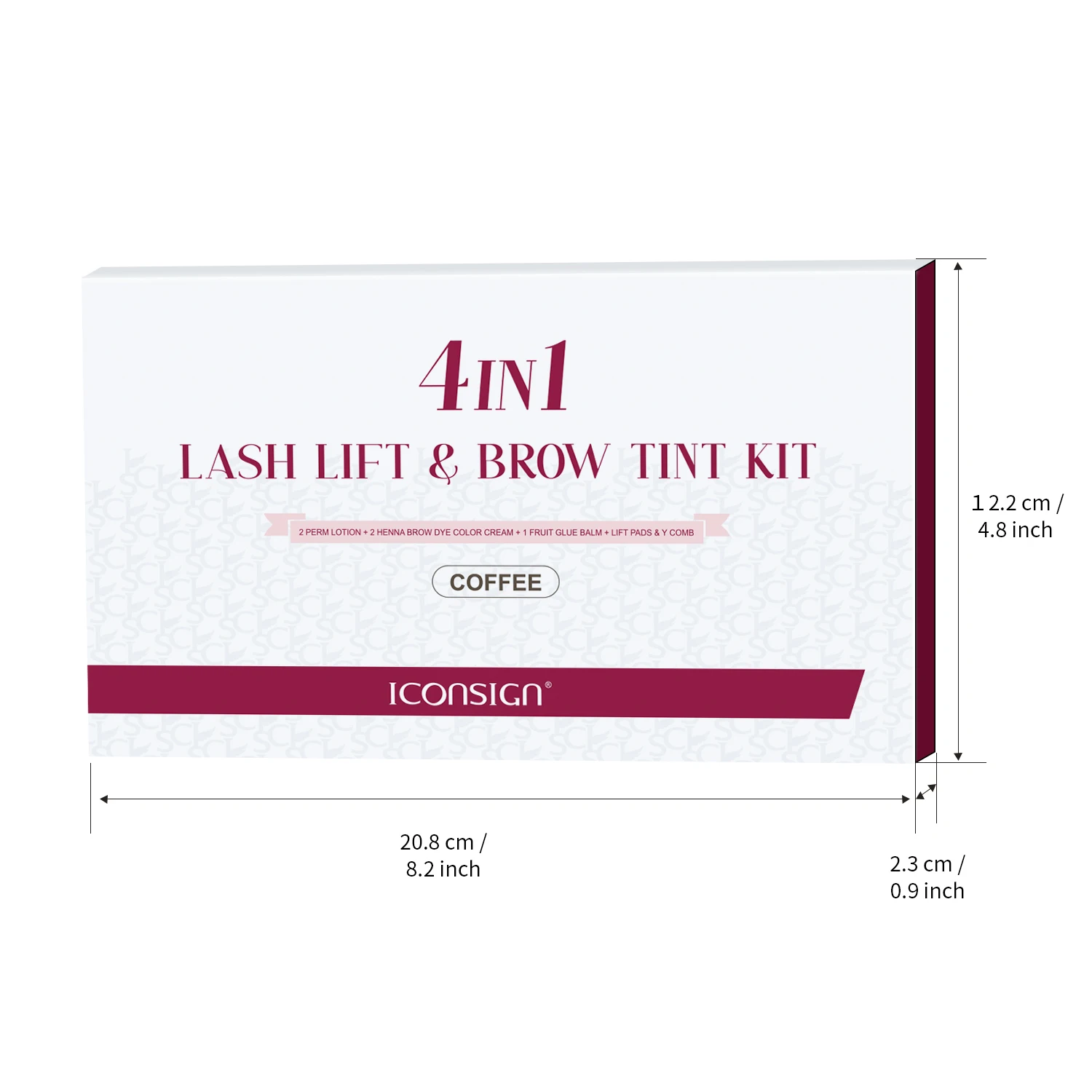 ICONSIGN Neues Wimpernlift- und Tönungsset, professionelles Wimpernlifting, Calia, Dauerwelle, Wimpern, Tönung, Augenbrauenfärbung, Augen-Make-up-Tools