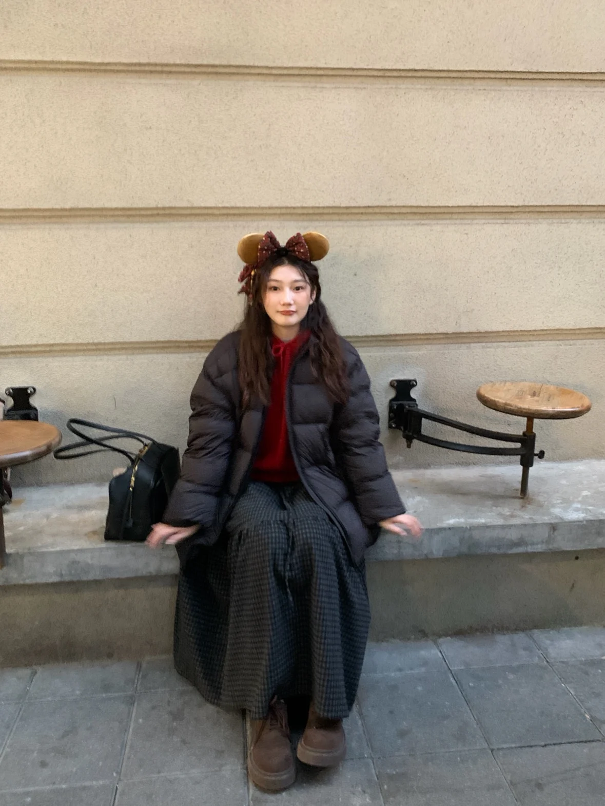 

Утепленная женская пуховая куртка на молнии One Universe New National Stand 90 White Du Down Warm Bread Sle Coat