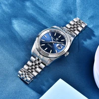 PAGANI DESIGN-reloj mecánico de lujo para hombre, automático, deportivo, de acero inoxidable, resistente al agua, 100M