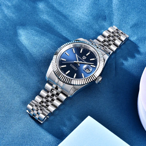 PAGANI DESIGN-reloj mecánico de lujo para hombre, automático, deportivo, de acero inoxidable, resistente al agua, 100M