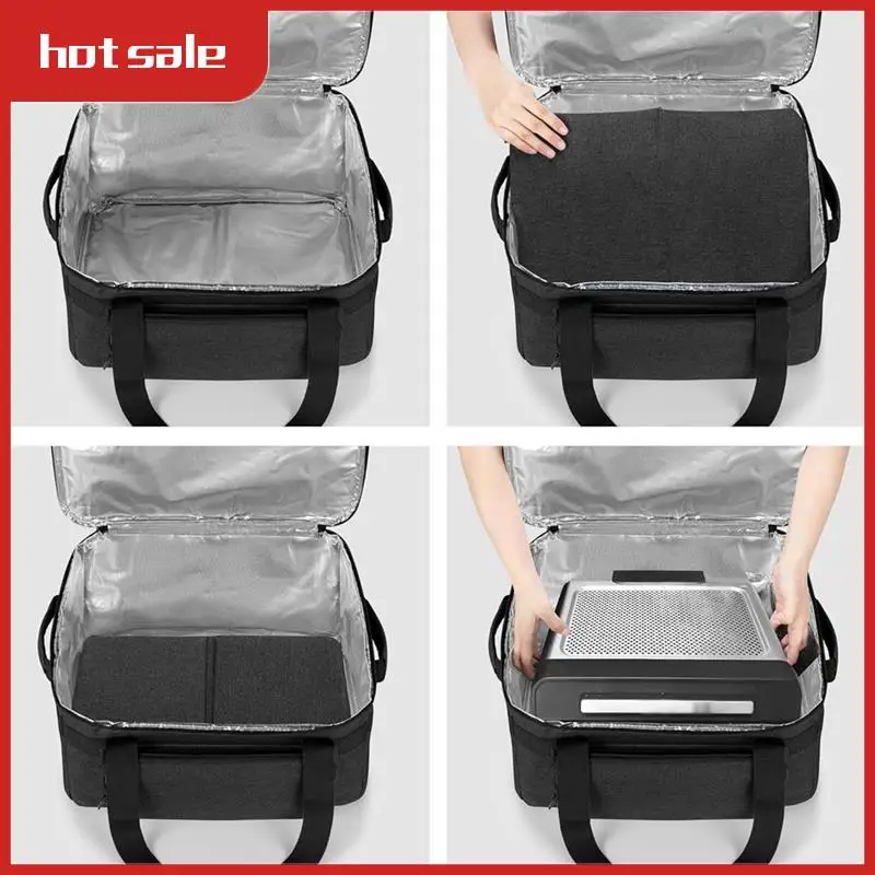 

A52I-Indoor Grill Carrying Bag With Bottom Pad Smokeless Grill Double Layer Electric Grill Bag