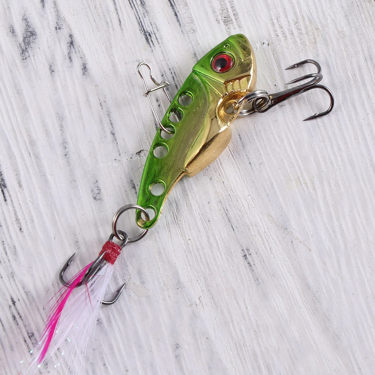 

7Pcs Eco-Friendly Fishing Lure Metal Bait with Streamlined Design for River Pool Lake Fishing
