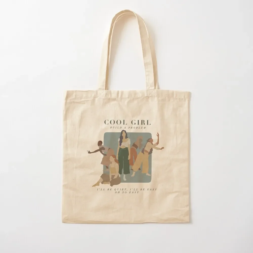 

dodie Cool Girl Print lyrics Tote Bag tote bags men Cloth bag Women's handbag hand bags Tote Bag