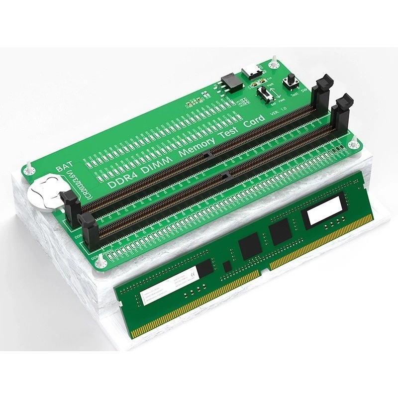 DDR4 Ram Repair Test Tool With Led Light Memory Diagnostic Tester Ram Test Card