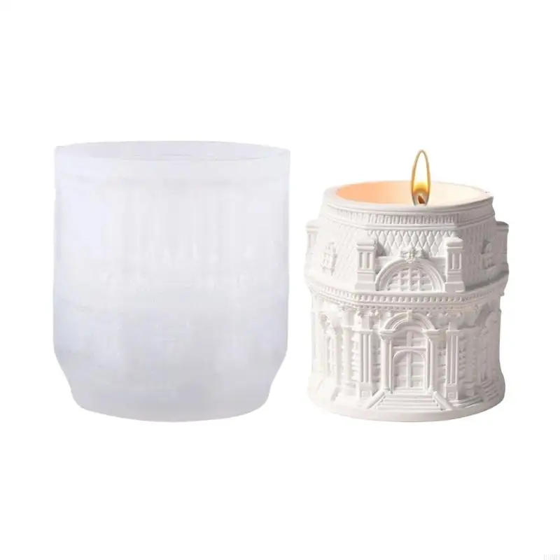 

Flexible Silicone Craft Mould for Resin Louvre Relief and Decorative Containers Home Decoration Casual Use F3MD