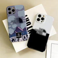 T-The North Cool Logo F-Face phone case For iPhone 16 15 14 13 12 11 Plus Pro Max Mini Glossy HD Hard Cover Film Shell