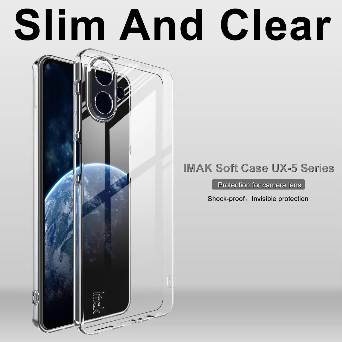 

imak for Samsung Galaxy A07 4G Thin and light soft case