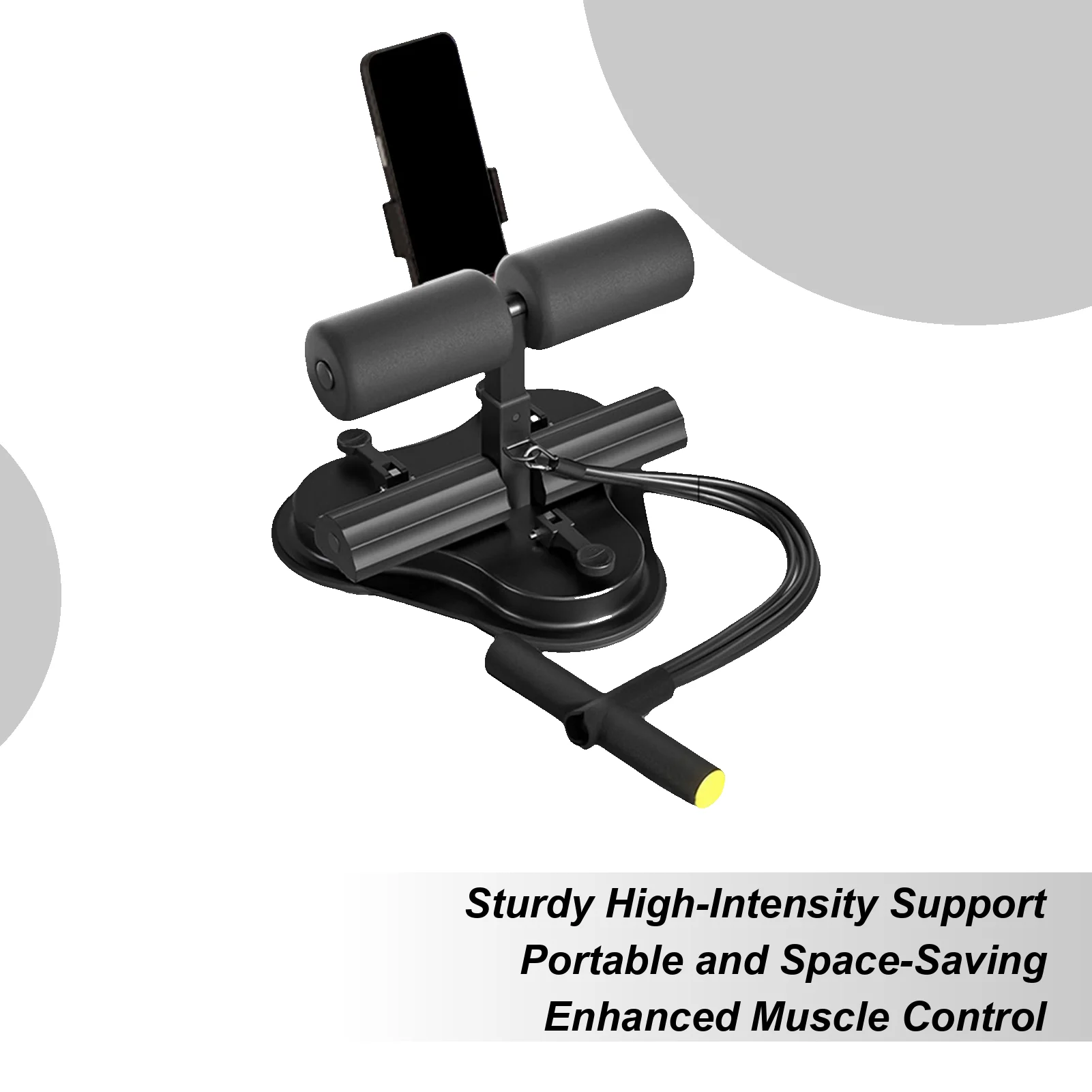 

Portable Sit-Up Aids Push Ups Equipment With Strong Suction Cups Multifunctional Abs Master Assistant Device Stable Fitness