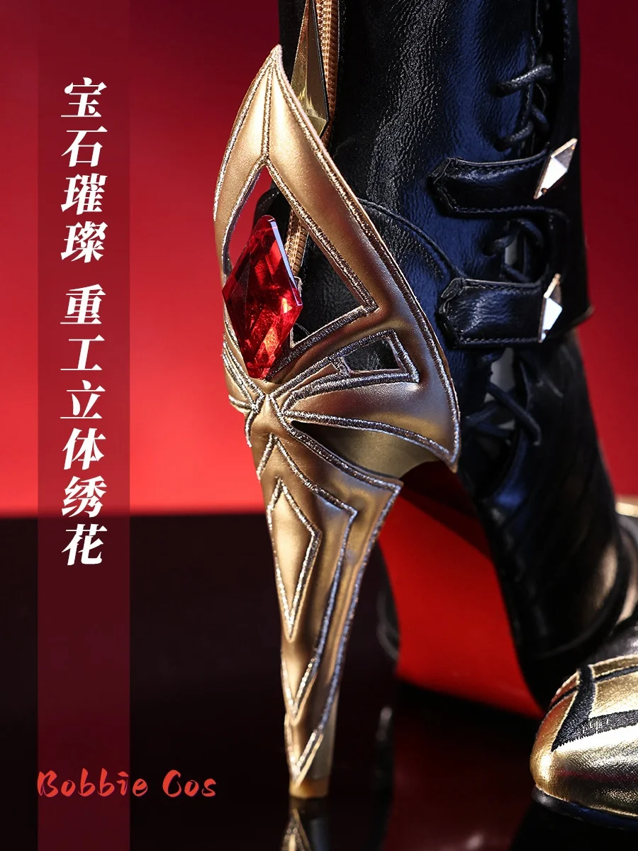 Bobbie Cos Arlecchino/Peruere/The Knave/Father Cosplay Shoes For Halloween Christmas Festival Party Shoes