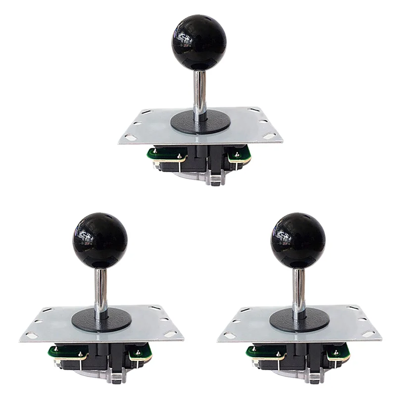 

ABGN 3X аркадный джойстик контроллер джойстик джойстик с печатной платой 5P контакт без подсветки джойстик игровая консоль ручка I