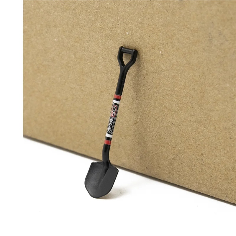 55X12.5Mm Simulatie Metalen Schop Decoratie Voor TRX4M Axiale SCX24 AX24 FCX24 1/18 1/24 RC Crawler Auto upgrade Onderdelen-AA02