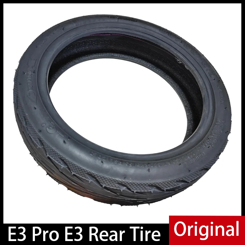 Pneu Traseiro Original 60/65-6.9 para Patinete Elétrico Ninebot E3 Pro E3 E2 Pro, Peças de Borracha, Pneu Sem Câmara, Acessórios para Roda