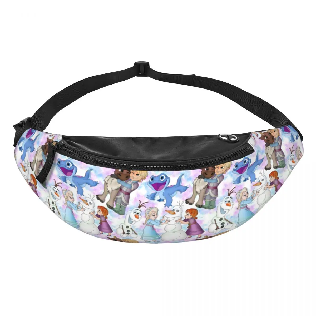 

Поясная сумка-бананка Custom F-Frozen Cartoon для мужчин и женщин, для бега, для телефона и денег