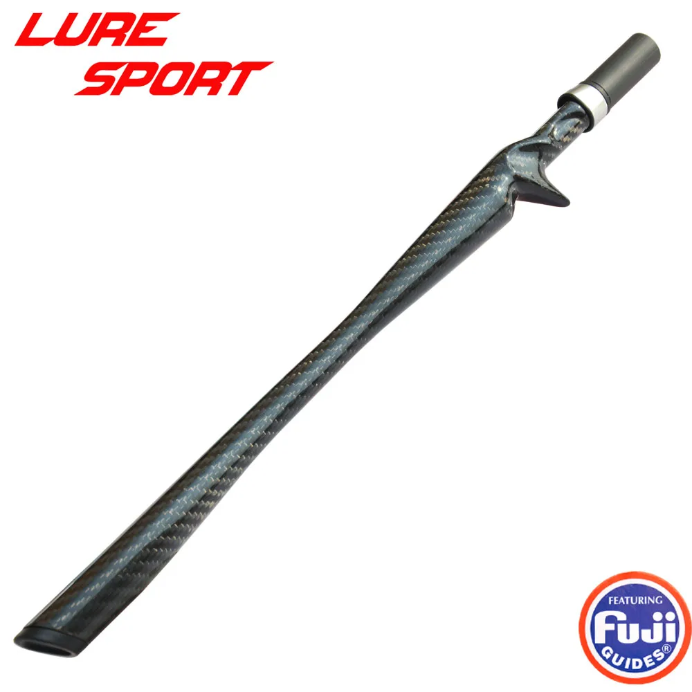 

LureSport 3K woven Carbon Unibody 45cm Cast Reel Seat Grip handle Triangular Butt FUJI KDPS16 Rod Building component Repair DIY