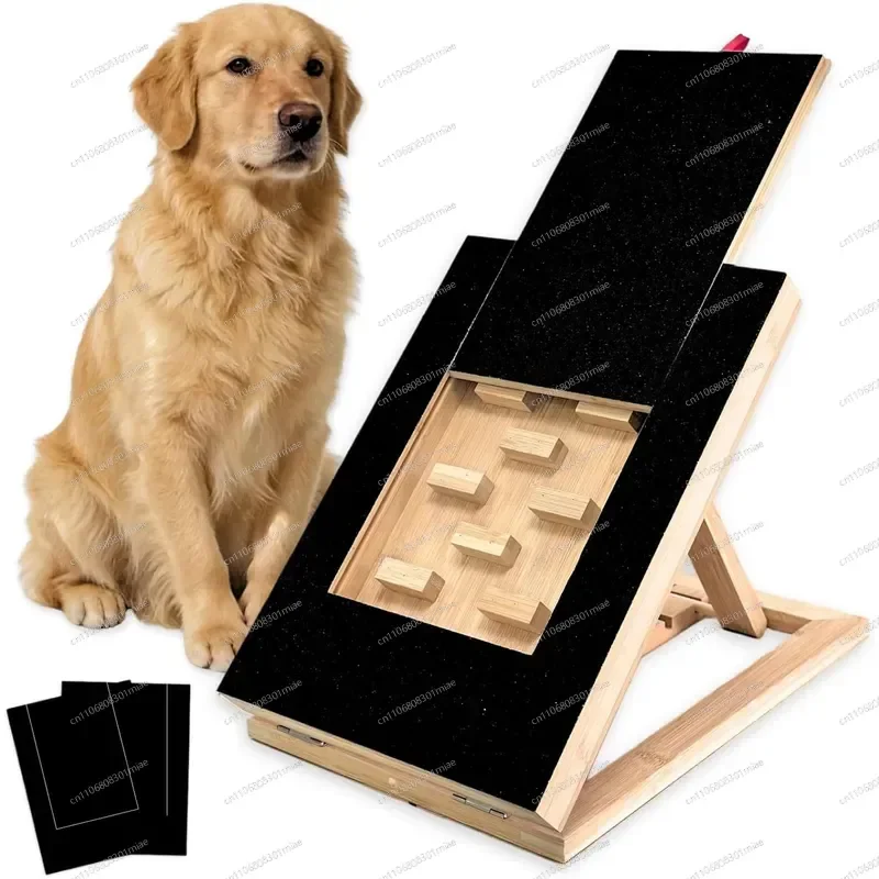 Solid Wood Pet Nail Scratcher Dog Claw File Board Sandpaper Grinding Tool Puppy Cat Grooming Supplies Scratch Pad Trimmer