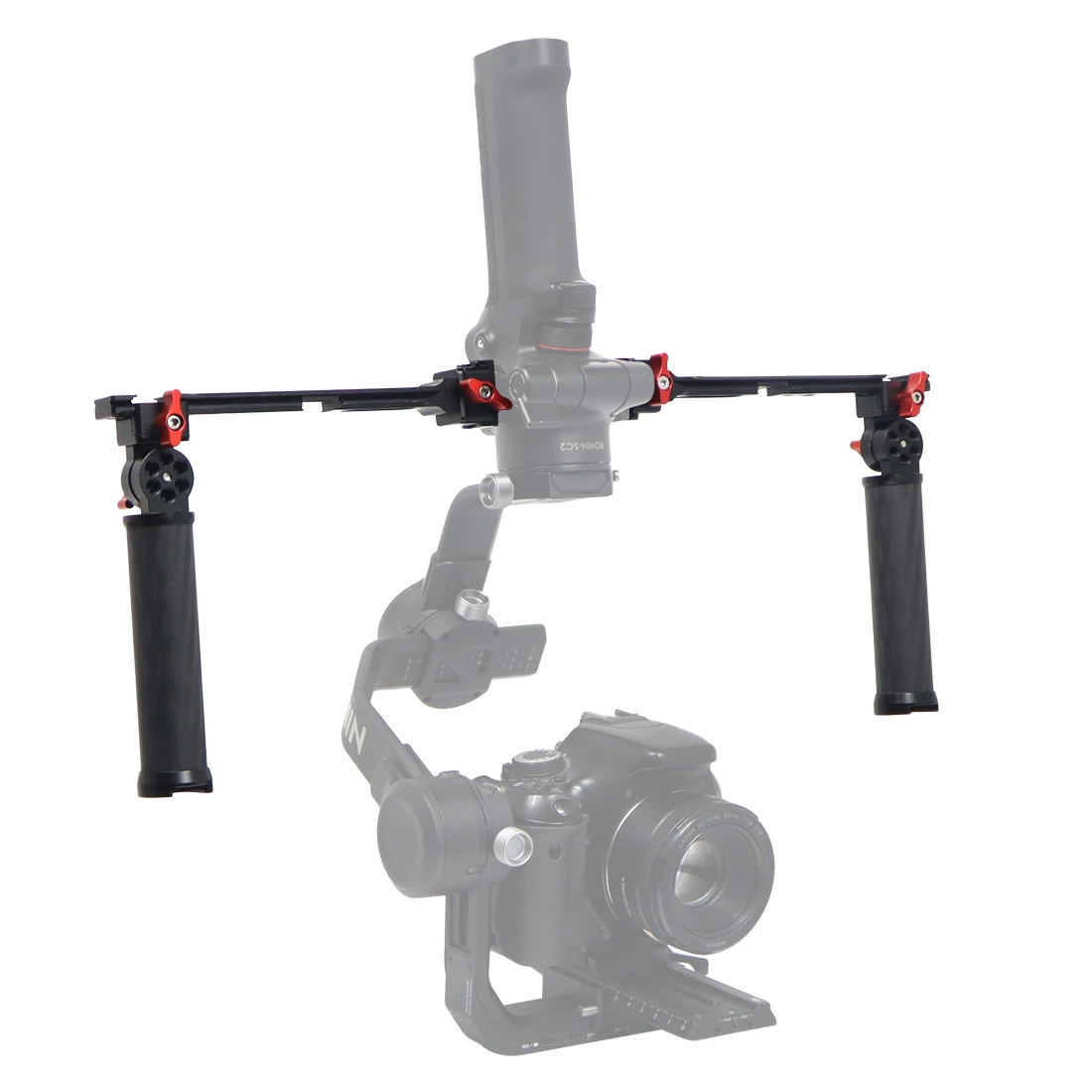 Adjustable Handle Sling Dual Handgrip for DJI RS 2 / RSC 2 / RS 3 / RS 3 Pro Gimbal Handheld Stabilizer Monitor Mount