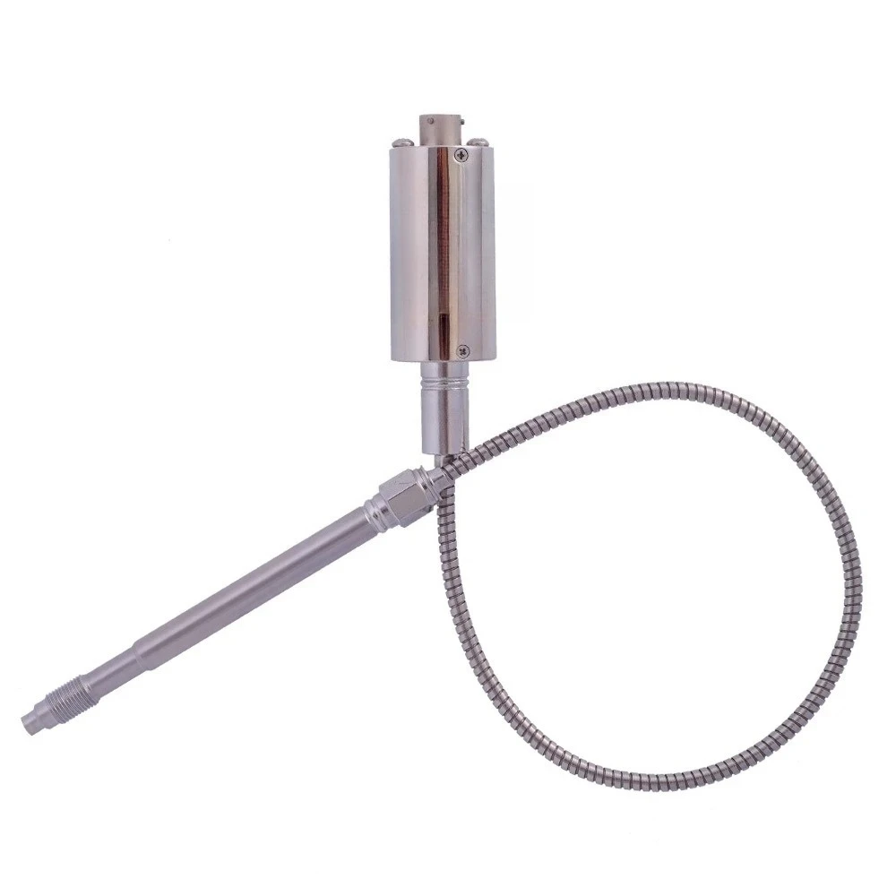 High temperature melt pressure sensor/transmitter for screen changer equipment
