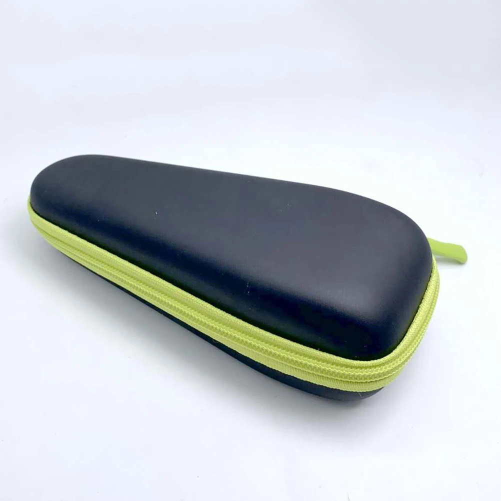 

Razor Storage Bag Portable Black Durable PU Eva Material Shockproof Protective Carrying Pouch for Beard Shaver Travel